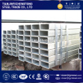 tubo rectangular de acero de carbono galvanizado sumergido caliente del hueco / tubo cuadrado del tubo